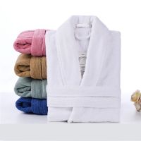 【LZ】◕✿  Toalha Terry Robe unissex para amantes robe de banho macio para homens e mulheres pijamas Nightrobe roupão casual em casa 100  algodão