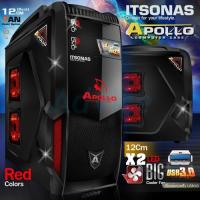 ITSONAS ATX Case (NP) Apollo (Black-Red)