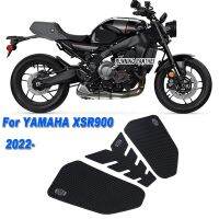 Motorcycle Accessories Set of Black Logo Anti-Slip Fuel Tank Pad Kit Knee Pads New For Yamaha XSR900 xsr900 XSR 900 2022 2023