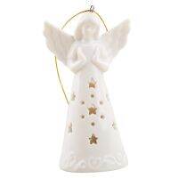 Nordic Ceramic Figure Angel Night Light Home Decor Bedroom Family Party Wedding Statuette Desktop Decoration Girl Gifts