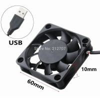 Gdstime USB Connector 60x60x10mm 6010S 60mm 5V Computer CPU Case DC Cooling Fan Cooling Fans