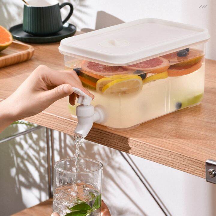 Cold Water Bottle 3L Refrigerator Pot Drink Pitcher Cold Storage