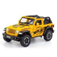 Hot 1:20 Scale ล้อ Diecast รถ Jeeps Wrangler Rubicon 1941โลหะพร้อมแสงและเสียงดึงกลับของเล่นคอลเลกชันสำหรับของขวัญ