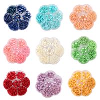 1150Pcs/bag With Hole Imitation Pearl Bead 3-12MM Round Plastic Plastic Spacer Bead for DIY Jewelry Making Findings