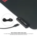 Fantech MPR351 FireFly  Gaming Soft Cloth RGB MousePad (4 Spectrum Mode). 