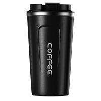 【CW】Stainless Steel Coffee Thermos Mug 380/510ml Multipurpose Portable Car Vacuum Flasks Cup Fitness Running Gym Sport Water Bottler