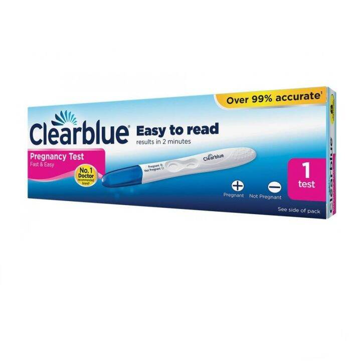 Clearblue Easy to Read Pregnancy Test 1s Lazada