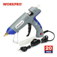 WORKPRO Professional Glue High Temp Heater Melt Hot Glue With 20PC Premium Glue Sticks Mini DIY Tools