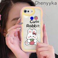 Chenyyka เคส V20เคสสำหรับ Honor โปร V30กระต่ายน่ารักลายสตรอเบอร์รี่เคสมือถือกันกระแทกแบบใสนิ่มเคสโปร่งใสลายกล้องถ่ายรูปฝาครอบป้องกันซิลิกาเจลที่สร้างสรรค์