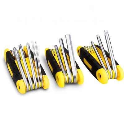 【cw】 Folding Wrench Metal Metric Set 8 In 1 Screwdriver Chain Carbon Multifunction 【hot】 !