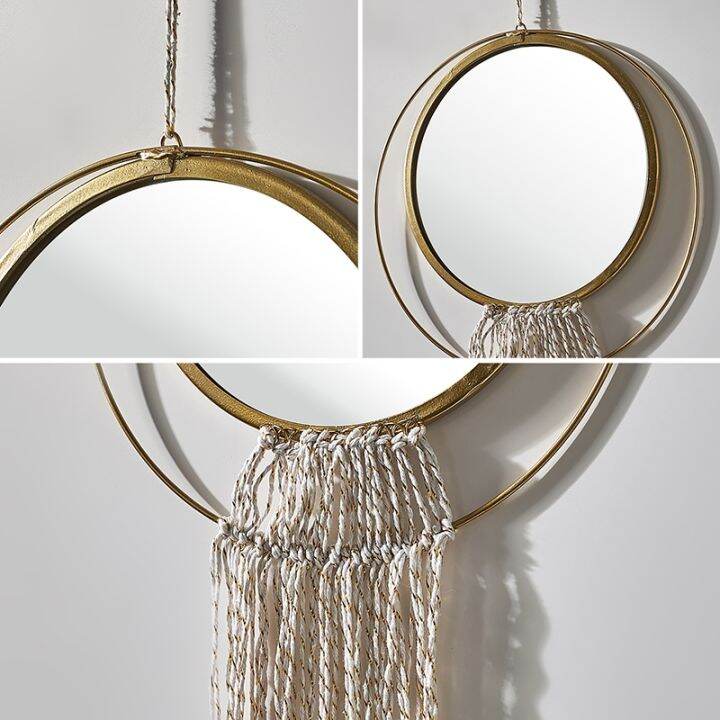 creative-decorative-mirror-long-tassel-pendant-metal-round-mirror-wall-golden-mirrors-wall-hanging-ornaments-home-decor-mirrors