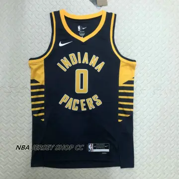 Adult Indiana Pacers #0 Tyrese Haliburton Icon Swingman Jersey by