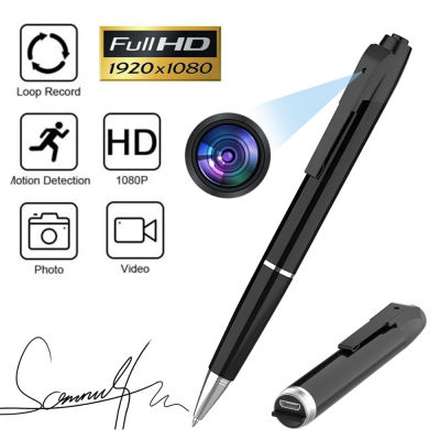 CUGUU ปากกา A8 HD TF,ขายดีกล้องสอดแนมกล้องจิ๋ว1080P กล้องปากกาเสียงตัวกล้องกล้องถ่ายวิดีโอ3H 64GB
