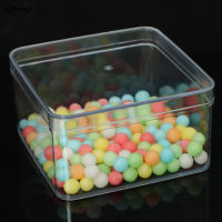 SUC 520ML Clear Plastic Box With Lid Square Organizers 10.5*10.5*5.8cm Stackable Storage Box For Gift Spices Jewelry New