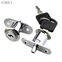 Useful Cam Cylinder Locks 23/32mm tongue door bolt latch wooden Cabinet wardrobe Sliding door With key alloy Furniture Hardware