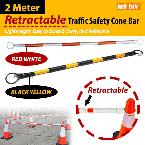 MYDIYHOMEDEPOT Expandable Retractable Cone Bar Traffic Safety Cone