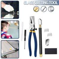 Ocean Glass Cutter Kit Stained Glass Supply With Glass Running Pliers Glass Cutter Cross Screw Driver And Oil Dripper