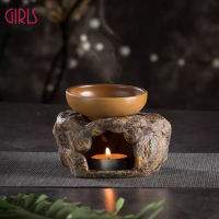 Candle Heating Base Tea Warmer Retro Japanese Style Stoneware Teapot Stove Stone Kung Fu Tea Set Ceramic Insulation Base Heater