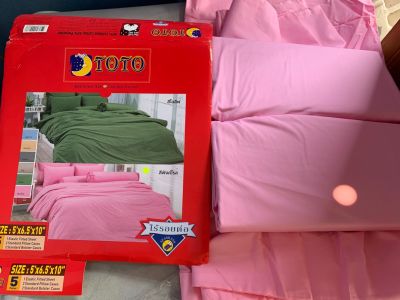 ผ้าปูที่นอน TOTO : PASTELS สีพื้น 3.5,5,6 ฟุต TOTO (ไม่รวมผ้านวม)  มีเก็บเงินปลายทาง
