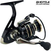 ZZOOI GHOTDA Metal High Quality Fishing Reel BK/NX2000-7000 Stainless Steel Ball Bearings Drag 8kg-10kg Carp Spinning Reels