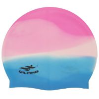 Hot Selling New Women Men Waterproof Flexible Silicone Gel Ear Long Hair Protection Swim Pool Swimming Cap Hat Cover For  Children Kids