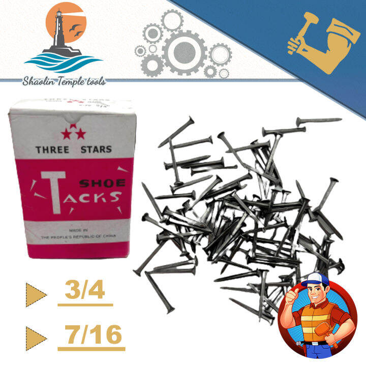 SHOE TACKS HIGH QUALITY NAILS 3/4" & 7/16" Lazada PH