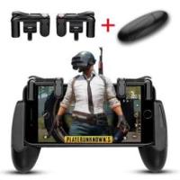 Mobile GamePed จอยเกมพร้อมตัวช่วยยิงเกมแนว PUBG / Free Fire / Rules of Survival 1 Set Best Version PUBG ROS Eat Chicken Games Shortcut Key Joystick L1R1 Shooter Controller PUBG Joysticks Auxiliary Game Button ForRules Of Survival,Last Battle Ground