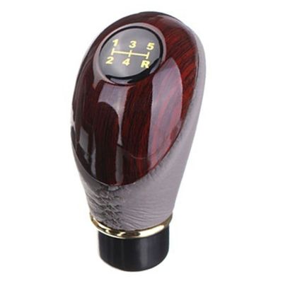 【cw】 PU Leather Universal Car Accessories 5 Speeds Smooth Styling Manual Interior Easy Install Replacement Shift Knob