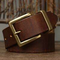 xcwl53 Shop 3.8CM Cowhide Men Buckle Male Waistband