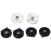 6pcs Replacement 2 Plastic Gear Base 4 Rubber Gear For Magic Bullet Spare Parts