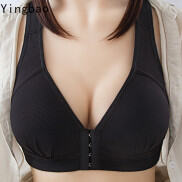 Intima front buckle push up bra for women on sale solid color simple