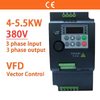 รับประกัน380โวลต์3.7KW/4/5.5KW 5HP/7.5HP ประหยัดตัวแปรความถี่ VFD ไดรฟ์ตัวแปรสำหรับมอเตอร์ตัวควบคุมความเร็วอินเวอร์เตอร์ขายดีที่สุด