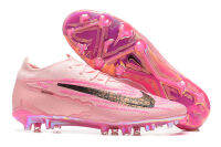 Phantom GX Low Top Fabric Sporty Knit Pink FG Mens Football Boots