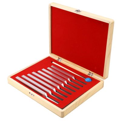 8Pcs/Set Aluminum Tuning Fork Healing Sound Vibration Therapy 256Hz+288Hz+320Hz+341Hz+384Hz+426Hz+480Hz+512Hz