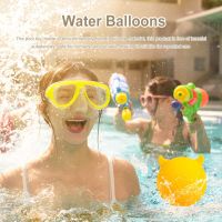 Easy Quick Fill Water Balloons Reusable Water Bomb Splash Balls Colorful Silicone Outdoor Toys Novelty for Water Fight Games Balloons