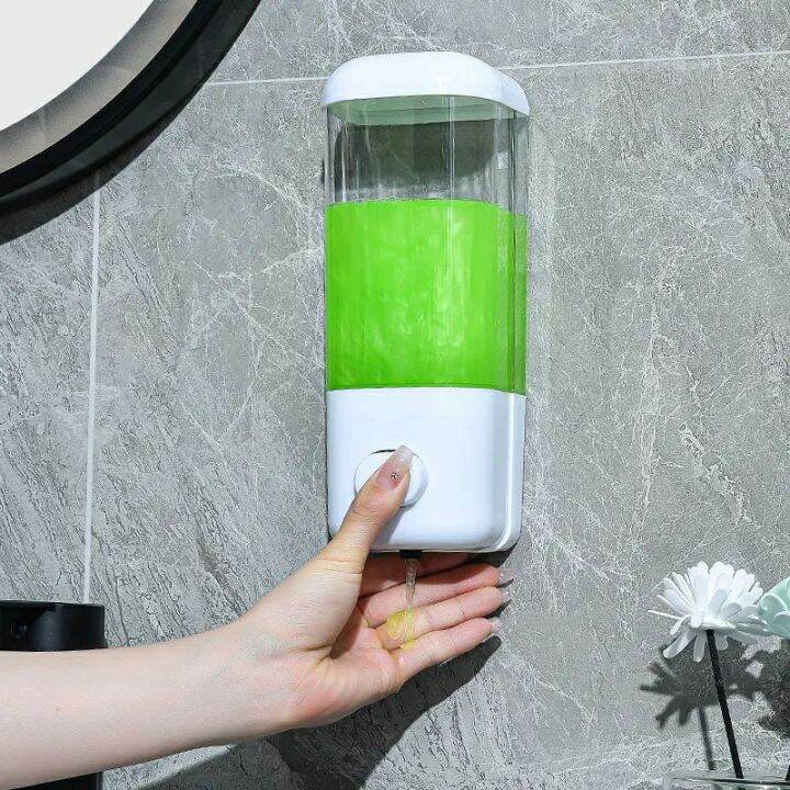 TJA Wall Liquid Soap Dispensers Bathroom Shampoo Dispenser Soap Bottle