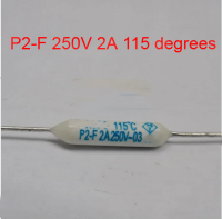 【2023】Thermal fuse P2-F 250V 2A 115 degrees ceramic tube type resistive electric blanket commonly used 20PCS