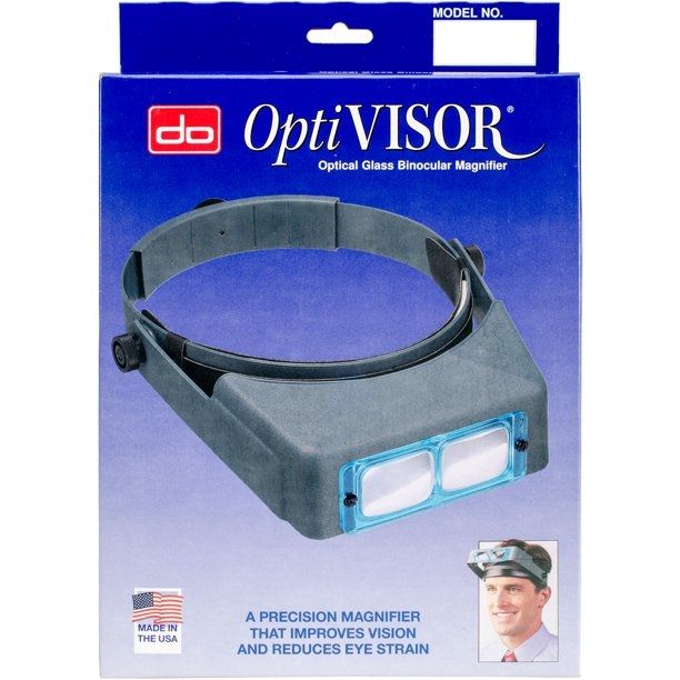 แว่นขยายสวมหัว-optivisor-magnifier-da-10-ระยะโฟกัส-4-นิ้ว-made-in-usa-ส่งฟรี