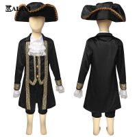 ยุคกลาง Victorian Prite Cos เครื่องแต่งกาย Tuxedo Tacuma Tailcoat Gothic Steampunk Trench Coat Frock ชุด Overcoat ชุด