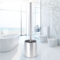 Stainless Steel Toilet Brush Set European Creative Toilet Long Handle Toilet Brush With Base Toilet Brush