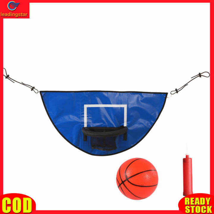 leadingstar-rc-authentic-trampoline-basketball-hoop-including-pump-board-mini-basketball-water-proof-sunscreen-materials-for-indoor-outdoor-playing