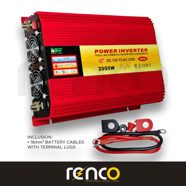Modified Sine Wave Power Inverter 2000w 12v 2000w 24v (230vac / 60Hz) Lazada PH