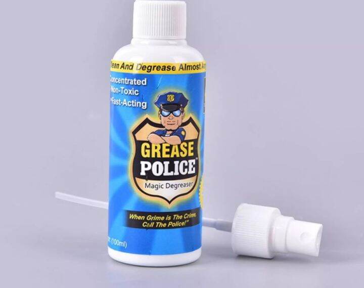 Grease police magic degreaser น้ำยาขจัดคราบครัว 100ml สเปรย์ทำความสะอาด