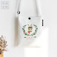 Korean Canvas Bag Womens Messenger Bag Fashion Japanese Childrens Student Art Mobile Phone Bag Customization