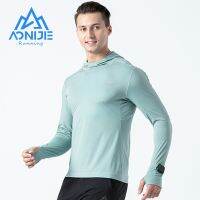 AONIJIE FM5128 Man Quick Drying Sports T-shirt Hooded