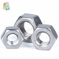 100 ชิ้น DIN934 M11.2 M1.4 M1.6 M2 M2.5 M3 M4 เหล็กคาร์บอน Hex Nut Hexagon Nuts ด้ายเมตริกชุดสำหรับสกรูสกรู-cijiha