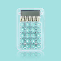 【Ready Stock】Transparent Candy-Colored Student Learning Exam Small Calculator