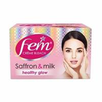 Fem Fairness Naturals Saffron Skin Bleach 64g  ครีมย้อมหนวด ย้อมคิ้ว