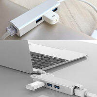 สายฮับสายแลนอุปกรณ์แปลงสัญญาน USB 3พอร์ต3.1 Type C เข้ากับ RJ45 USB