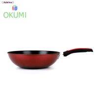 ?สินค้าขายดี? [กระทะ-32CM]☜☞☋☼ADELINA☼OKUMI_SHOP กระทะเทฟล่อน ไม่ติดกระทะ กระทะ NON STICK กระทะก้นลึก ใช้กับเตาแม่เหล็กไฟฟ้าได้